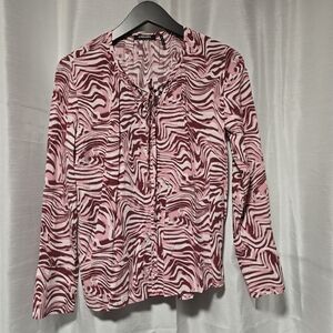 Olsen "Pure Vibrance" Pretty Pink Patterned  Size 8